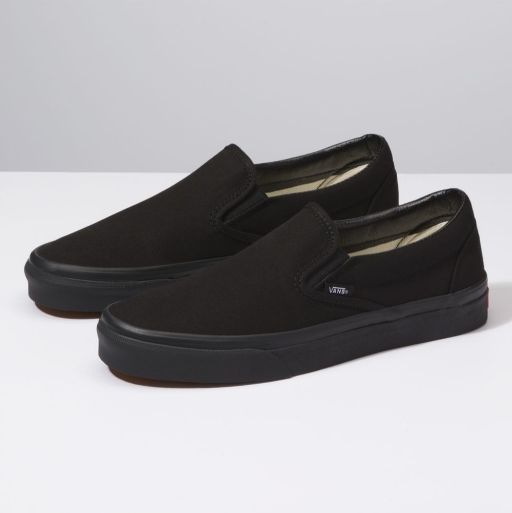Vans Black on Black Slip On